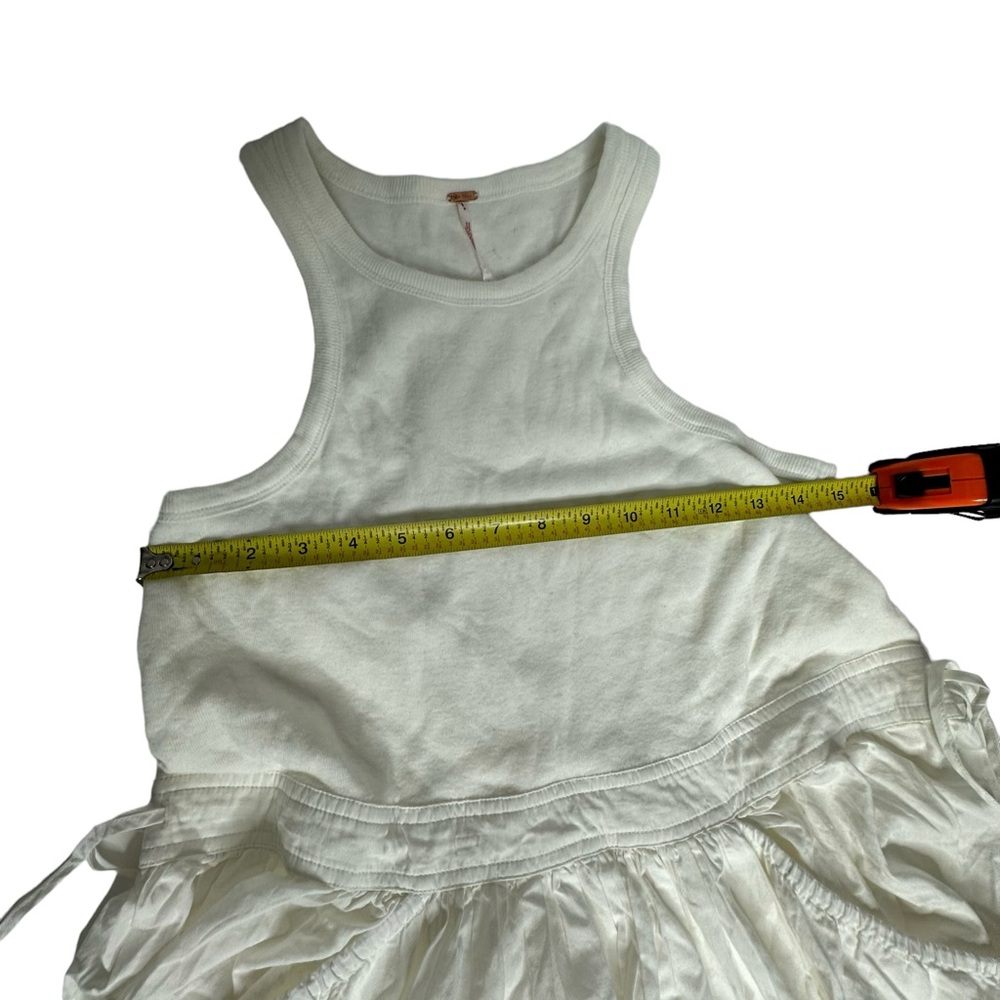 FLASH TODAY Last Chance NWT Free People Akino Tank Midi Parachute Dress white xs - Picture 7 of 11